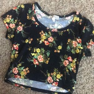 Floral cropped top